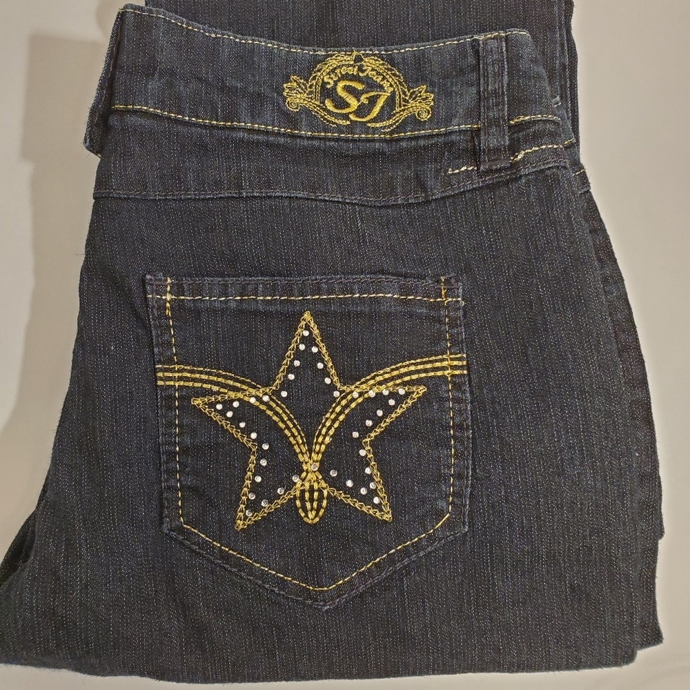 Street Jeans Brand Deep Blue/Black Skinny Jeans